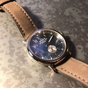 Shinola Runwell 41mm Gray Mother Of Pearl Face2018